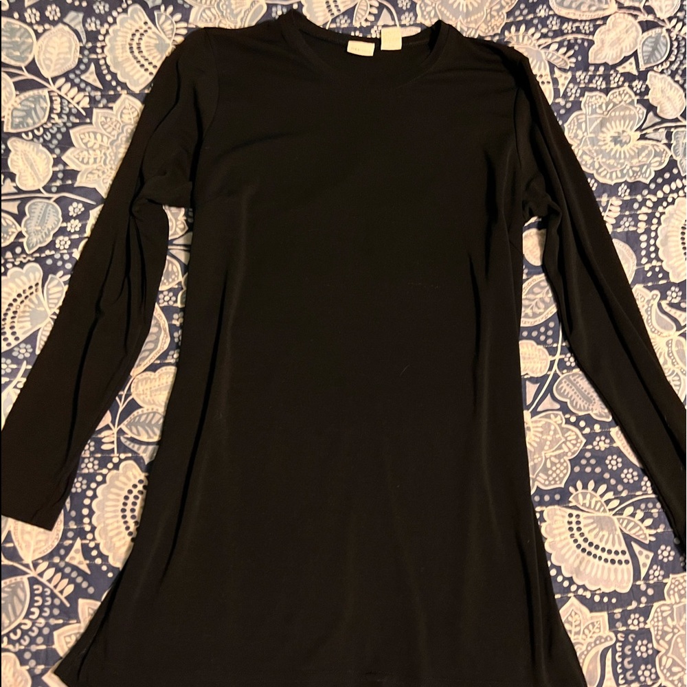 Merona Womens Long Black Shirt